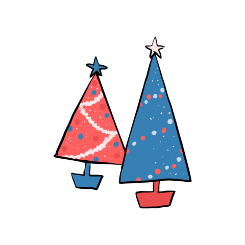 HandmadeinNorway giphygifmaker christmas xmas tree Sticker
