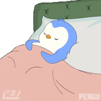 Tired Good Morning GIF by Pudgy Penguins