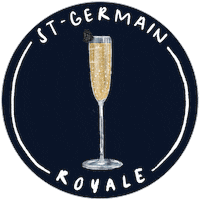 Cocktail Champagne Sticker by ST~GERMAIN