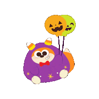 Halloween Dunny Sticker by Miniso Canada
