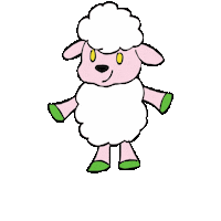 Sheep Yarn Sticker by CHEBLO