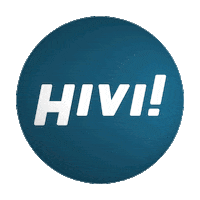 Blue Circle Logo Sticker by HIVI!