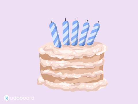 Kudoboard giphyupload birthday happy birthday birthday cake GIF