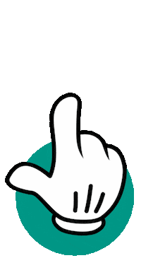 Swipe Up Mickey Mouse Sticker by Nerdom