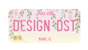 Design District License Sticker by Pura Vida Miami