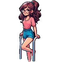 Girl Pool Sticker