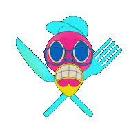 Dance Skull Sticker