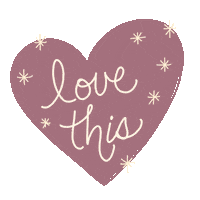 Love It Hearts Sticker