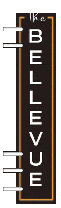 thebellevuechicago chicago gold coast chicago food chicago restaurant Sticker