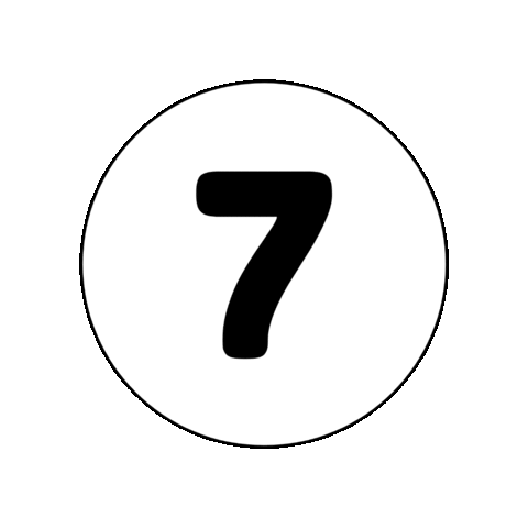 Studio Number Sticker