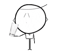 Surprised Spit Sticker by dailybred