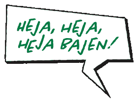 hammarbyfotboll fotboll bajen hammarby heja Sticker