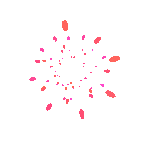 Pink 3D Sticker by Quasi Crystals