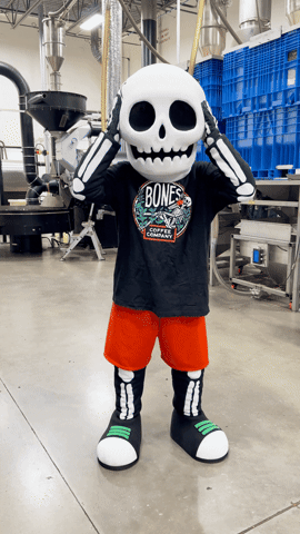 BonesCoffeeCo giphyupload hello coffee hi GIF
