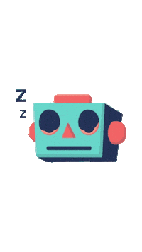 Tired Good Night Sticker by Bombay Softwares