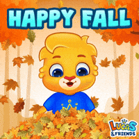Fall Season GIF by Lucas and Friends by RV AppStudios