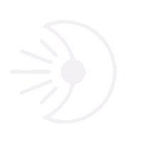 White Moon Media Luna Sticker by Nasce Yoga