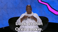 Look at that Oreo cookie. You gotta be prepared.