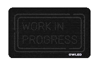 owledmedia cool work neon progress Sticker