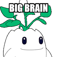 Think Big Brain Sticker by Magic Eden