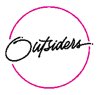 outsiders outsiders.studio Sticker