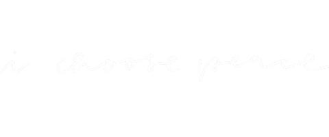 Peace Lettering Sticker