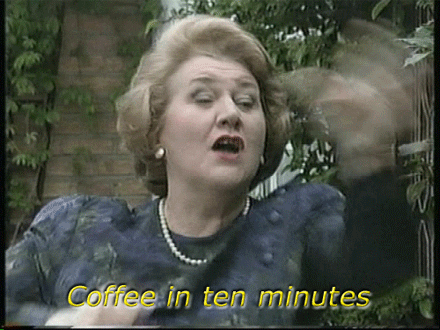 keeping up appearances 90s GIF