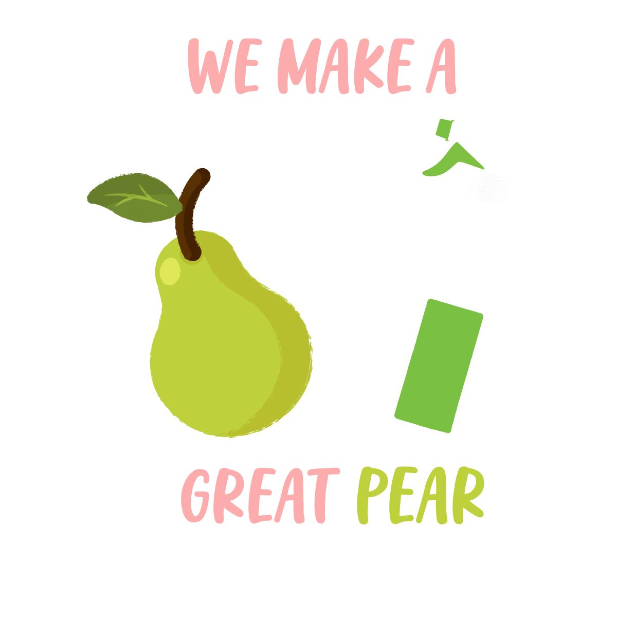 Pear Greenliving Sticker by Bio-home