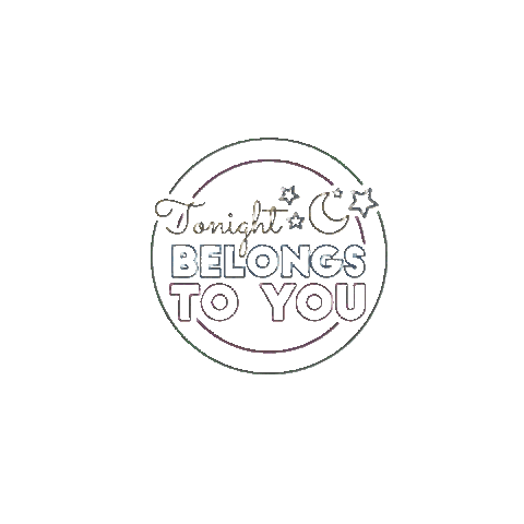 neon tonight belongs to you Sticker by In Real Life