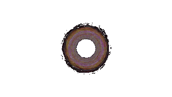 Black Hole 3D Sticker by Quasi Crystals