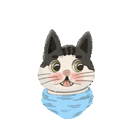 Cat Kawai Sticker