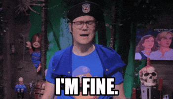 Im Fine Video Games GIF by Dead Meat James