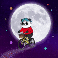 Moon GIF by Pandu Pandas