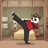 Karate GIF by Pandu Pandas
