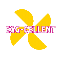 Eggcellent Sticker by mycraftycounter