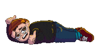 Sad Art Sticker