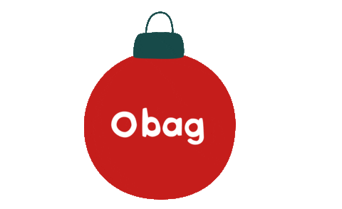 Christmas Bag Sticker by Obag Polska