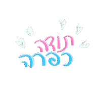 Thanks Hebrew Sticker