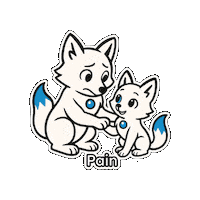 Wolfpack Pain Sticker