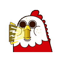 放三雞 Sticker