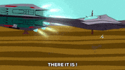 desert landing GIF by South Park 
