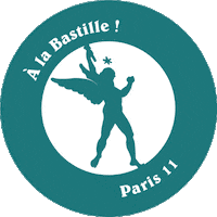 Bastille Paris11 Sticker by Ravages