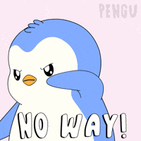 No Way Do Not Want GIF by Pudgy Penguins