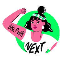 women Sticker by banco next