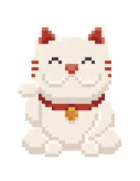 Cat Luckycat Sticker by Gravity Agency