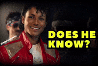 Mj Reaction Does He Know GIF