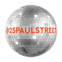 25PaulStreet disco discoball shoreditch studio54 Sticker