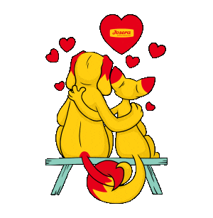 josera_ukraine love cat dog valentines day Sticker