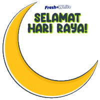 freshandwhitemsia selamat hari raya gigi kuat fresh white geng polar Sticker