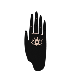 PerLaFuria giphyupload hand eye feminist Sticker